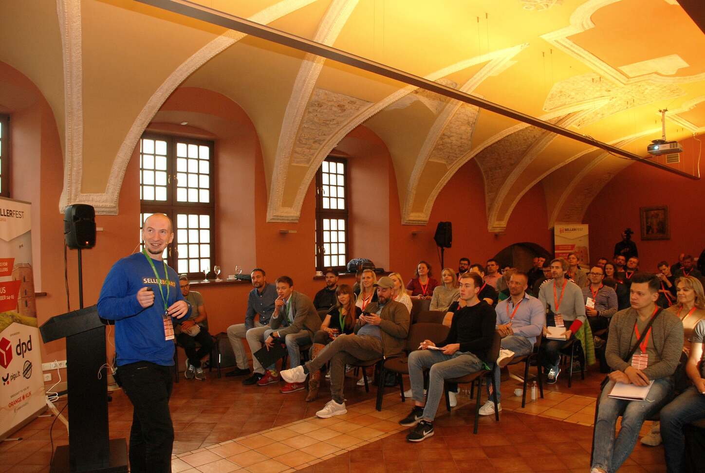 Seller Fest dalyviai konferencijų salėje